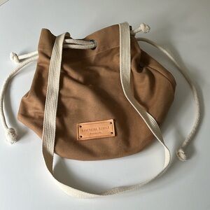 Canvas Tote/duffle  Sand Brown color, carry over shoulder or back